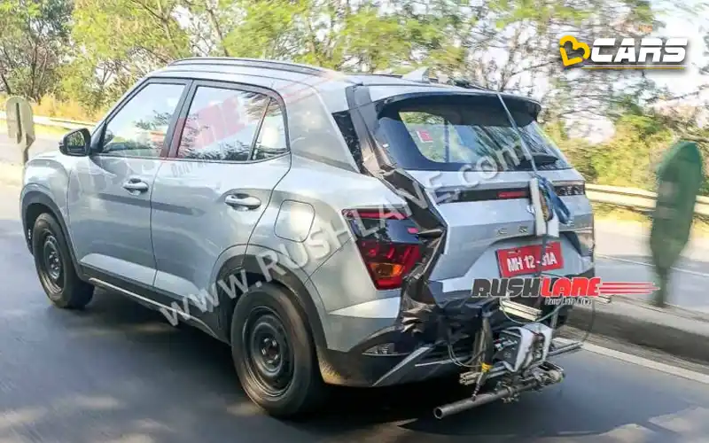 Hyundai creta cng spotted on test