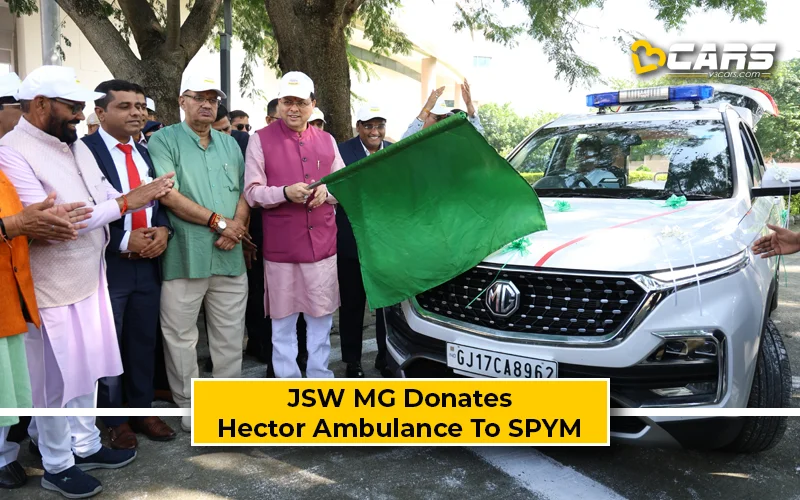 JSW MG Motor Present Hector Ambulance To SPYM