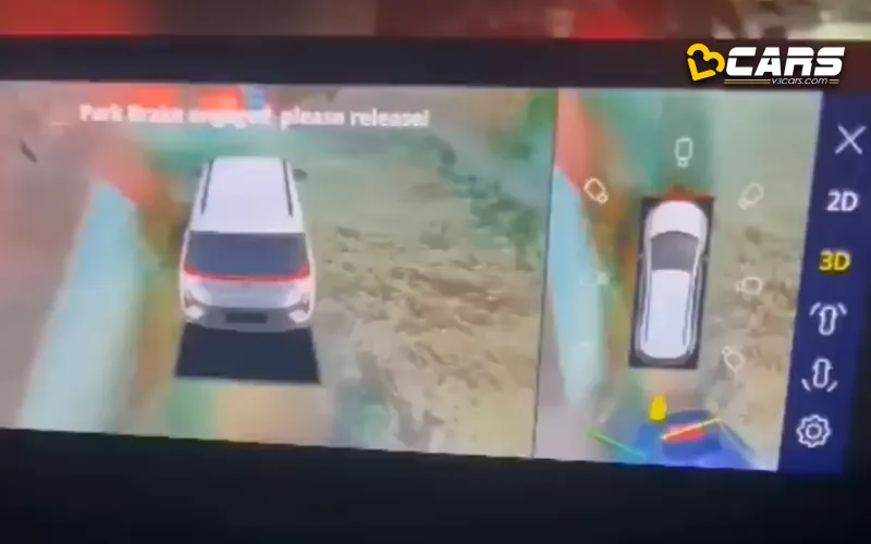 2023 nexon parking camera