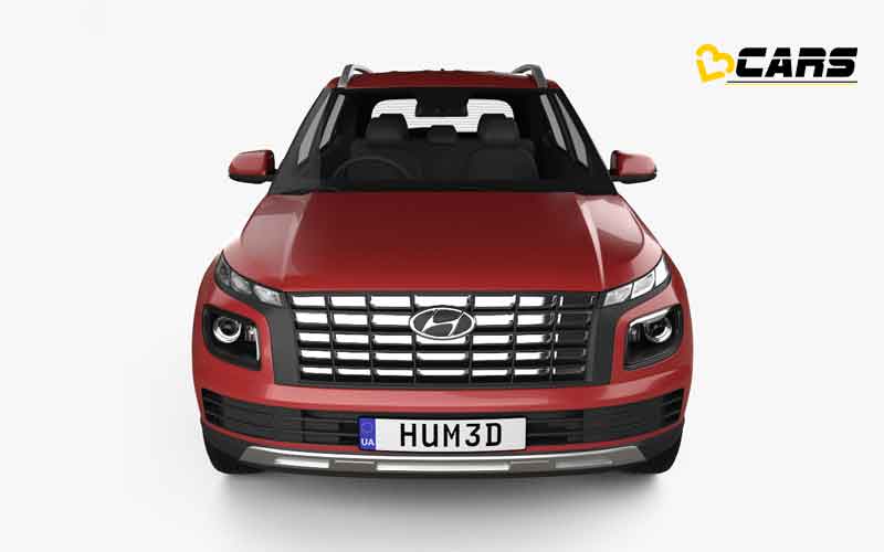 Hyundai venue facelift 3d model leaked ahead of launch