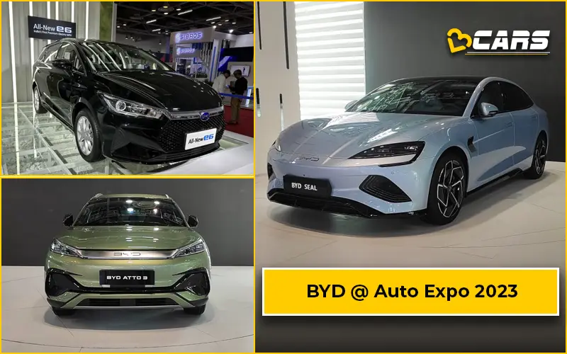 All BYD Cars Showcased At Auto Expo 2023