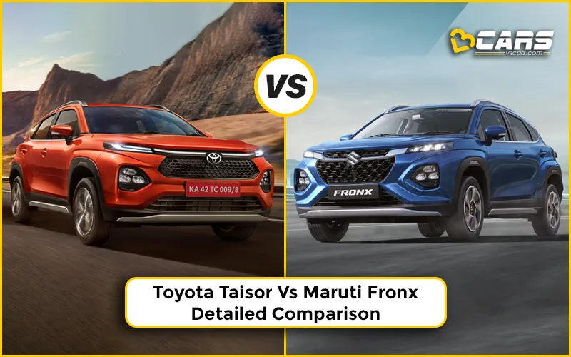 Toyota Taisor Vs Maruti Fronx