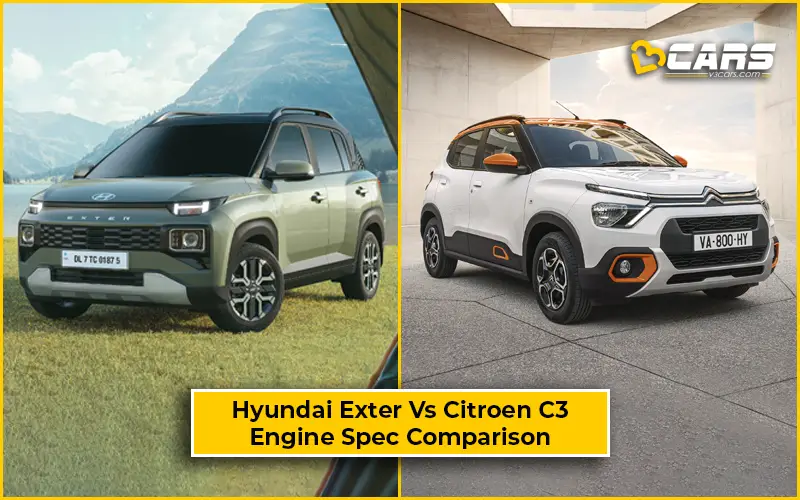 Hyundai Exter Vs Citroen C3