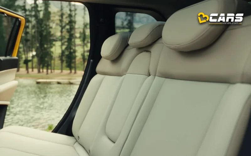 Tata Sierra Rear Seats