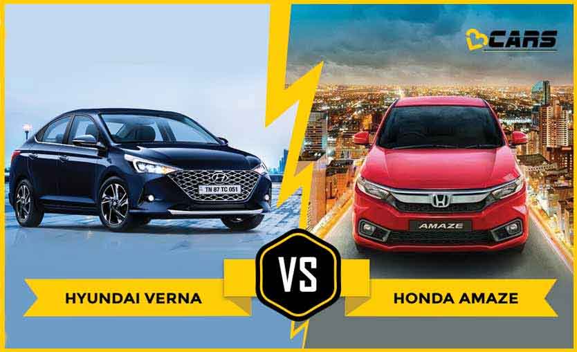 Hyundai Verna 2020 vs Honda Amaze 2020