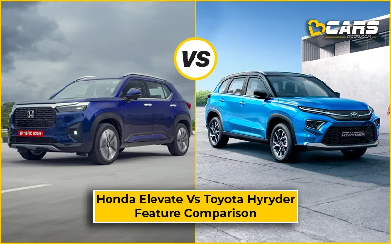 Honda Elevate Vs Toyota Urban Cruiser Hyryder