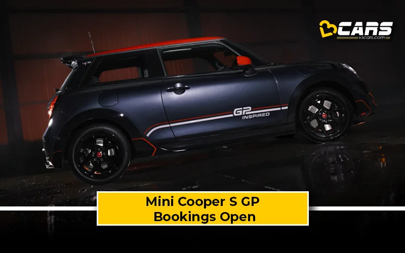 Mini India Open Bookings For Cooper S GP Edition