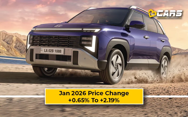 Scoop: January 2026: Hyundai Venue Price Change — Hiked By Up To 20k