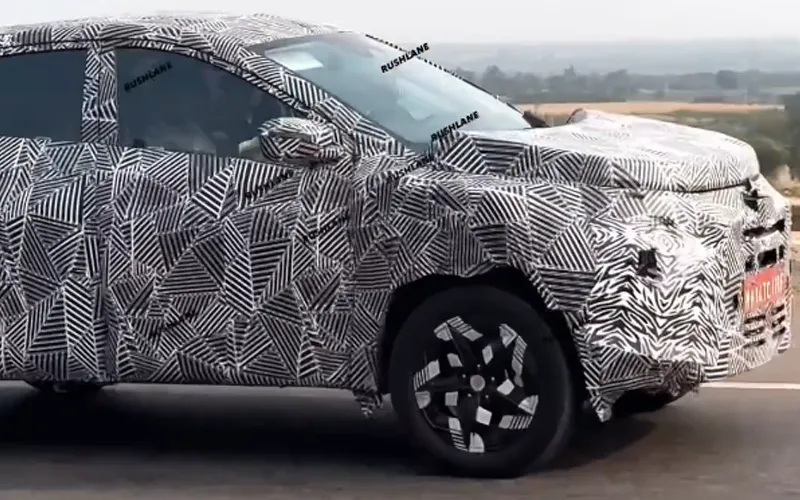 Tata curvv spotted in near production form