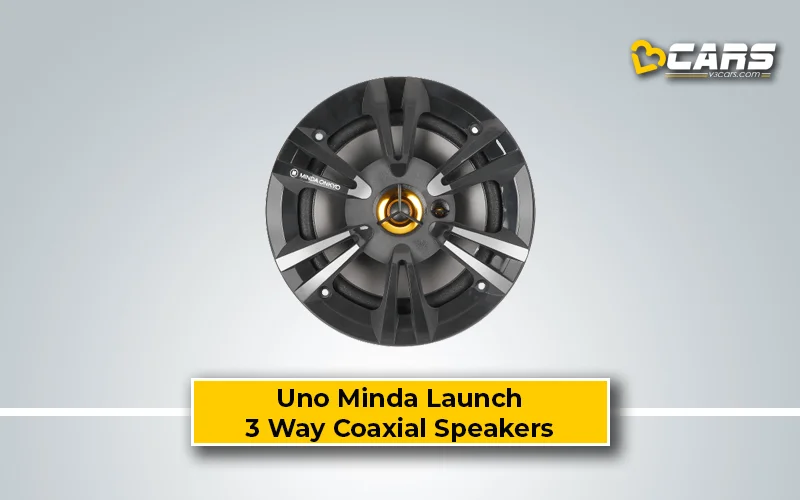 Uno Minda Launch 3 Way 6 Inch Coaxial Speakers