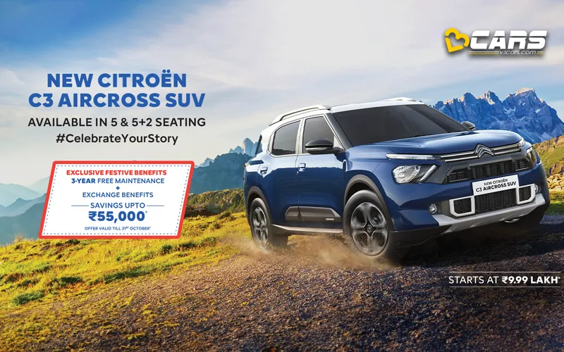 Citroen c3 aircross offers rs 55k discount soon after launch