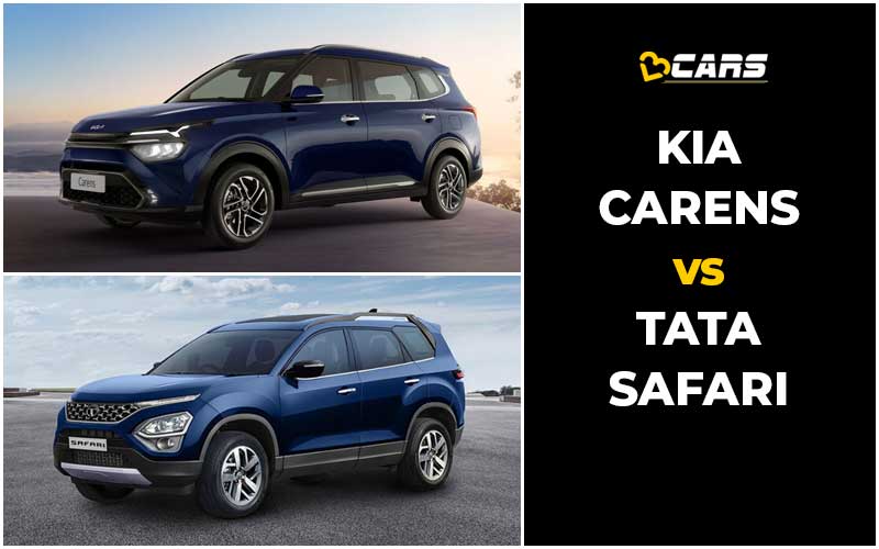 Kia Carens vs Tata Safari