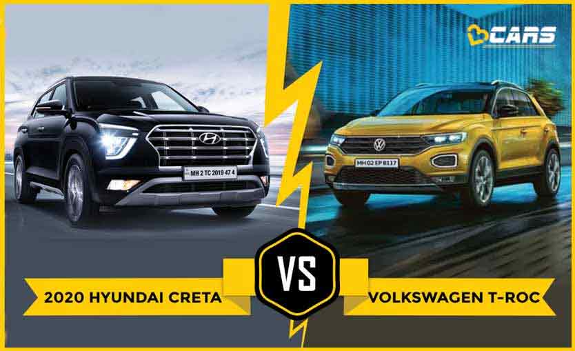 Hyundai Creta 2020 vs Volkswagen T-Roc 2020