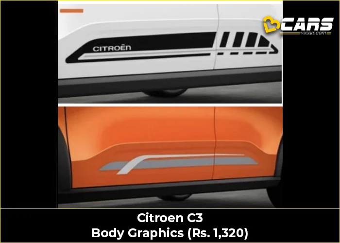 Citroen C3 Body Graphics (Rs. 1,320)