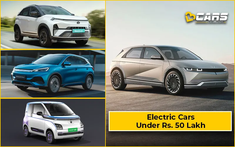 Best Electric Cars Under 50 Lakh