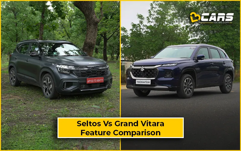 Kia Seltos Vs Maruti Suzuki Grand Vitara