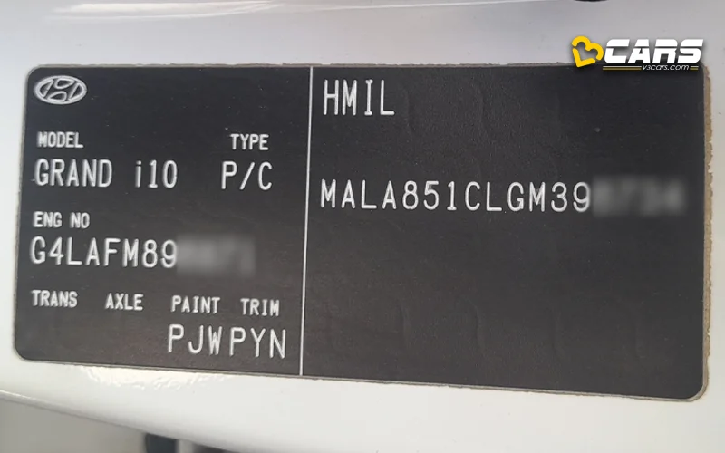 How to find hyundai vehicle manufacturing date with vin number