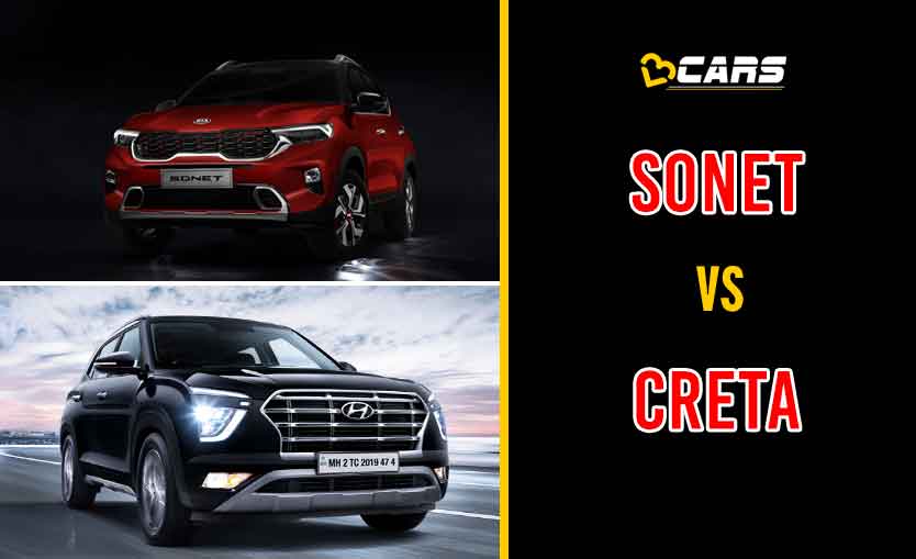 Kia sonet vs hyundai creta