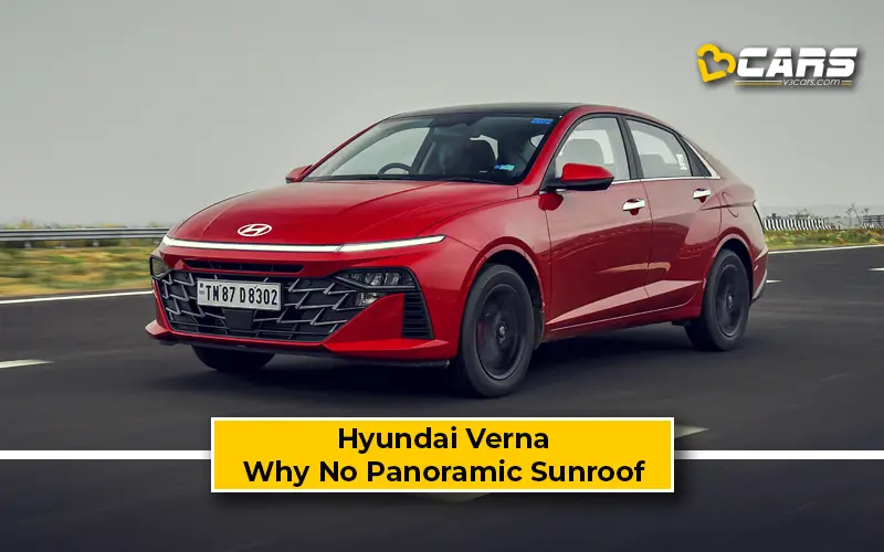 2023 Hyundai Verna Won’t Get A Sunroof: Hyundai