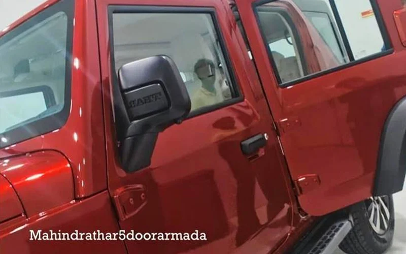 Mahindra thar 5 door likely to launch on august 15