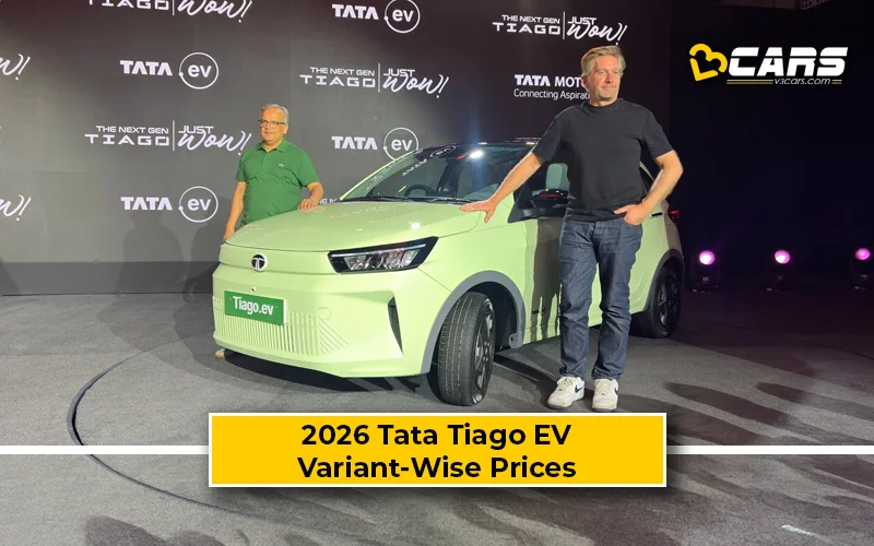 Tata Tiago EV 2026 Electric Variants Price List in India