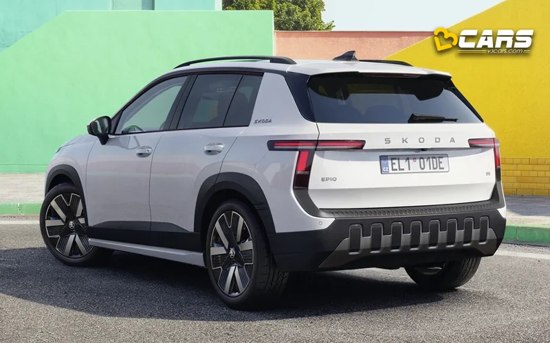 Skoda Epiq Electric SUV Rear Exterior Design