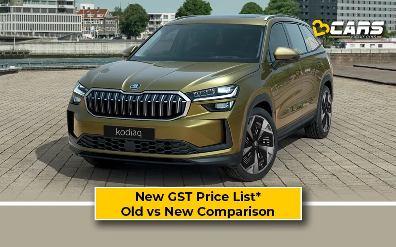 Skoda Kodiaq — New GST Rate List & Old vs New Comparison (Tentative Prices; Sep 22)