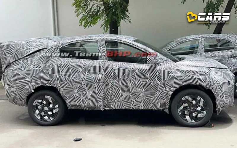 Tata curvv suv spotted testing for the first time