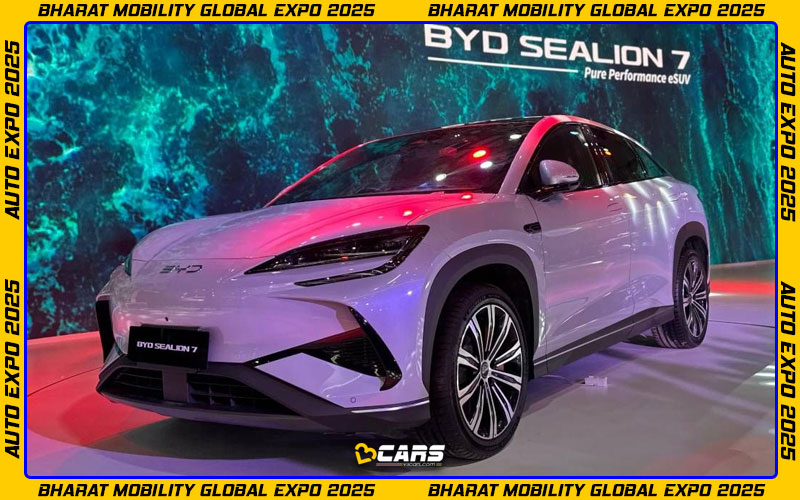 Auto expo 2025 byd sealion 7 electric suv bookings opne