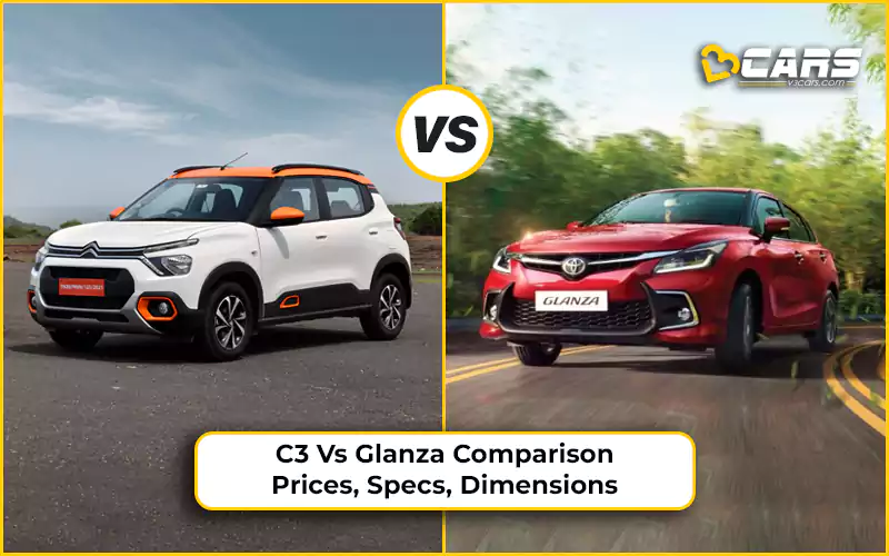 Citroen C3 vs Toyota Glanza