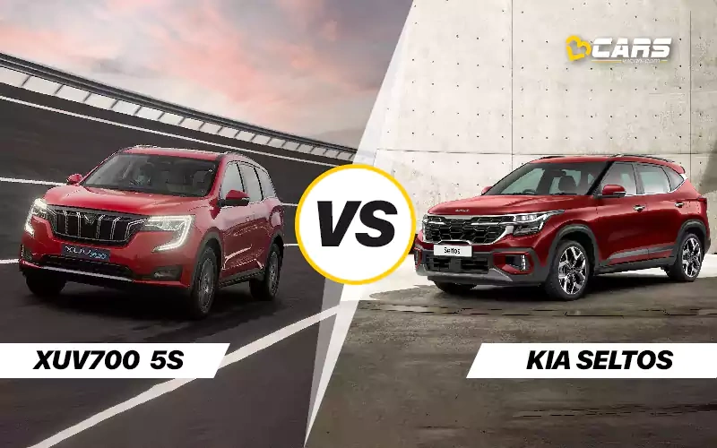 Mahindra XUV700 5-Seat Vs Kia Seltos Price, Engine Specs, Dimensions Comparison