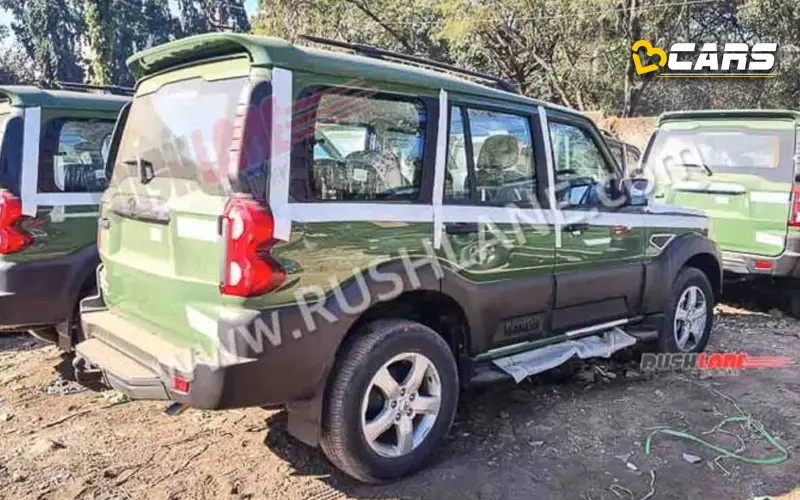 Mahindra scorpio 4wd indian army spec spied