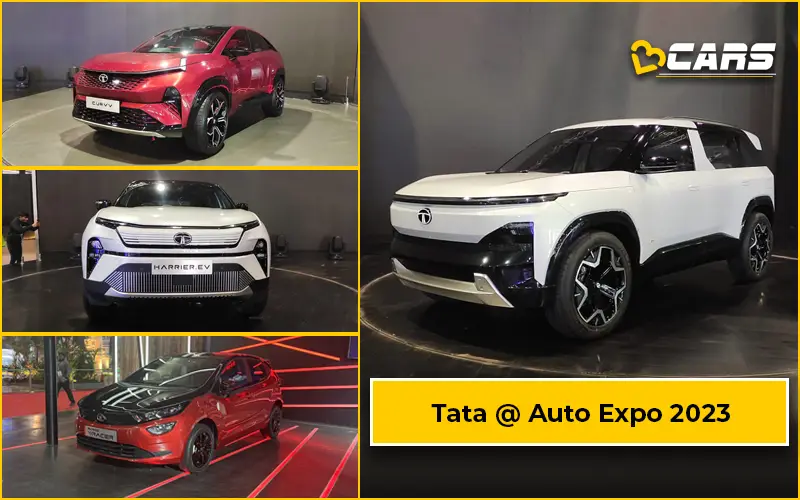 All Tata Cars Showcased At Auto Expo 2023