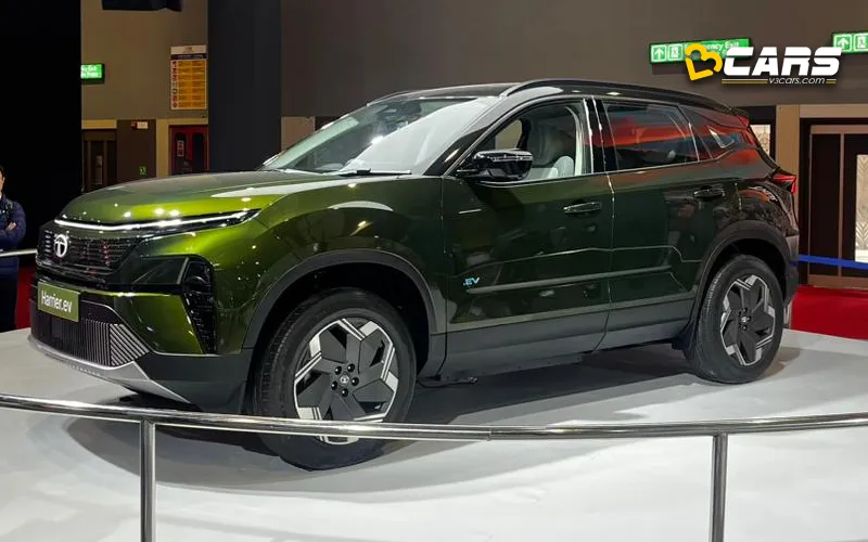 2024 tata harrier ev concept showcased at bharat mobility global expo