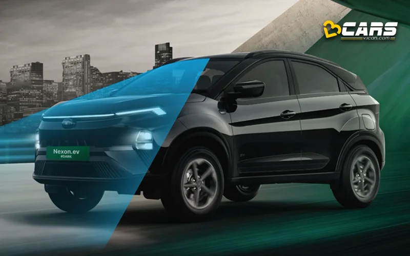 Tata nexon ev 45 updated with adas dark edition and new features