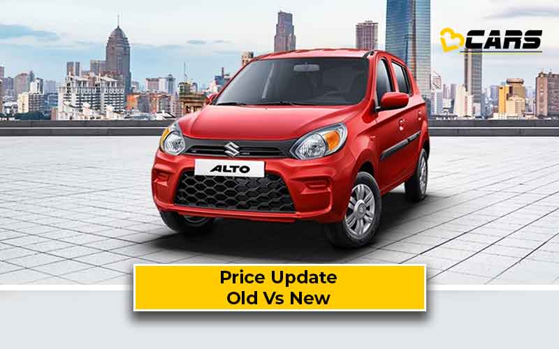 Maruti Suzuki Alto Price Updated - Latest January 2022 Price List Inside