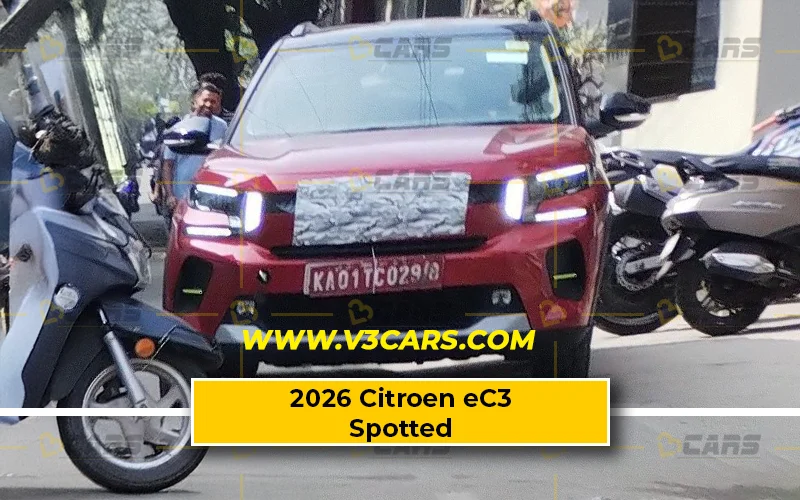 New Gen Citroen eC3 2026 Spotted Testing