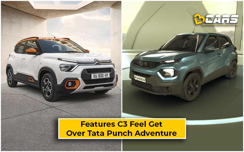 Citroen C3 and Tata Punch Adventure