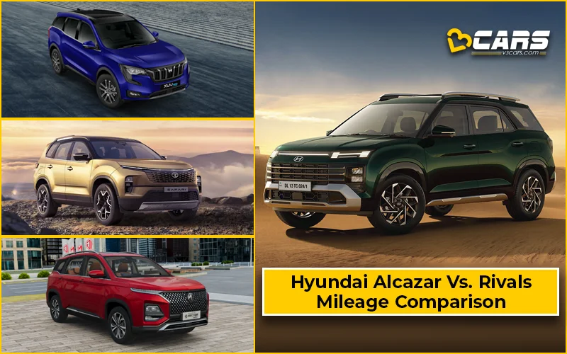 2024 Hyundai Alcazar Facelift Mileage Compared