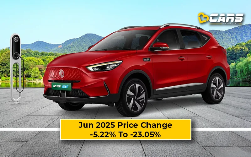 Exclusive: MG ZS EV Gets a MASSIVE Rs. 6.14 Lakh (23.05%) Price Drop In June 2025