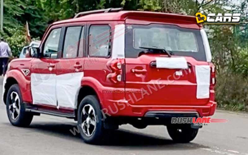 2022 mahindra scorpio classic spied