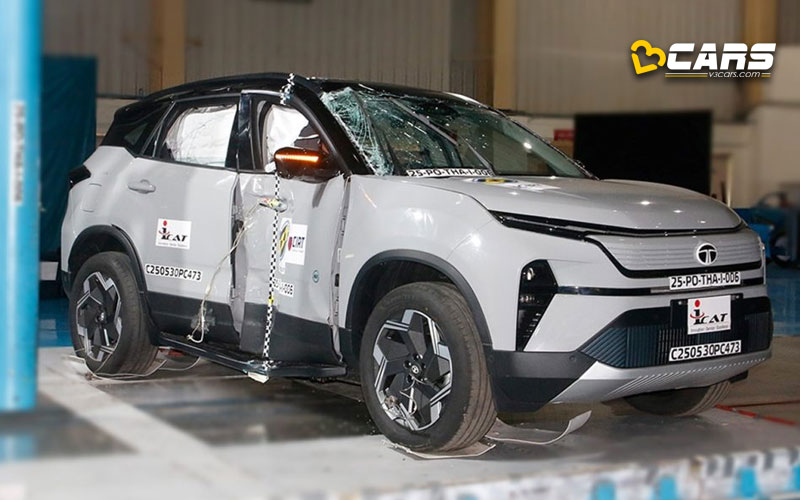 2025 tata harrier ev achieves 5 star bharat ncap rating