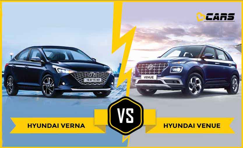 Hyundai Verna 2020 vs Venue 2020
