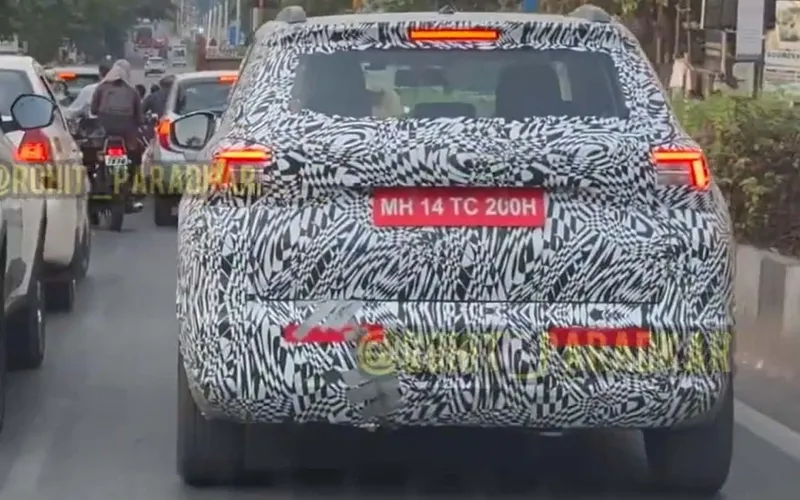 Upcoming skoda sub 4 metre suv spied brezza nexon sonet venue rival