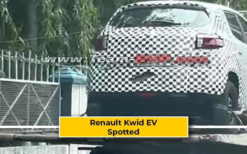 New Renault Kwid EV Spotted Testing In India – What To Expect