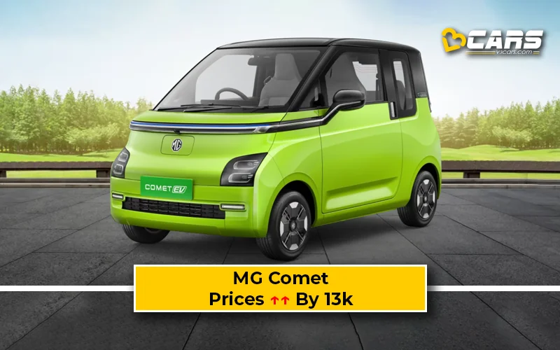 MG Comet Prices Hiked
