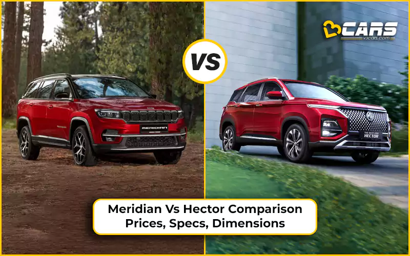 Jeep Meridian Vs MG Hector