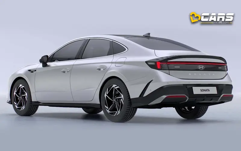 Hyundai sonata unveiled features connected led light bars like verna 2023