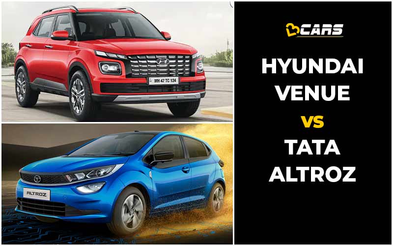 Hyundai Venue Vs Tata Altroz