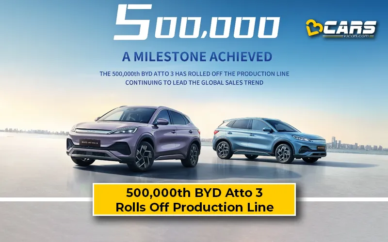 BYD Roll Out 500,000th Atto 3 eSUV